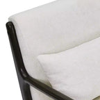 Sillón decorativo de estilo moderno de mediados de siglo Eterna de Roundhill Furniture con almohada lumbar extraíble