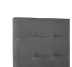 Cabecero Home Imports Emporium con capitoné de canal cuadrado tamaño queen para cama queen size