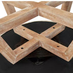 GDFStudio Glenn Silla Giratoria 360 con Tapizado de Lino y Base de Caucho
