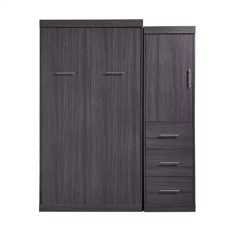 Cama Plegable Whisen Wood con Armario y Cajones