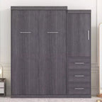 Cama Plegable Whisen Wood con Armario y Cajones