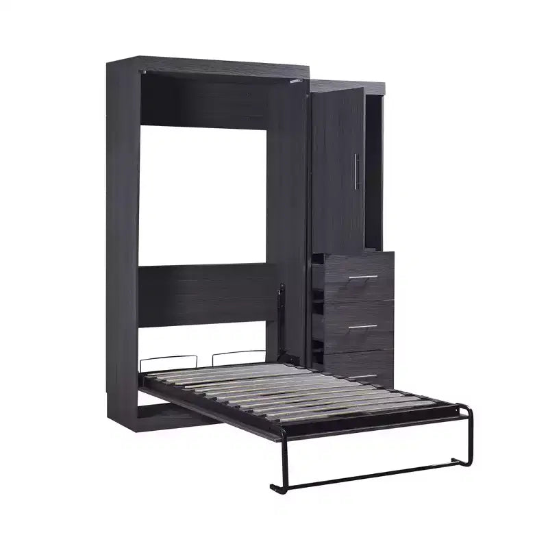 Cama Plegable Whisen Wood con Armario y Cajones