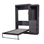 Cama Plegable Whisen Wood con Armario y Cajones
