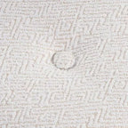 Sillas de comedor tapizadas (juego de 2), blancas