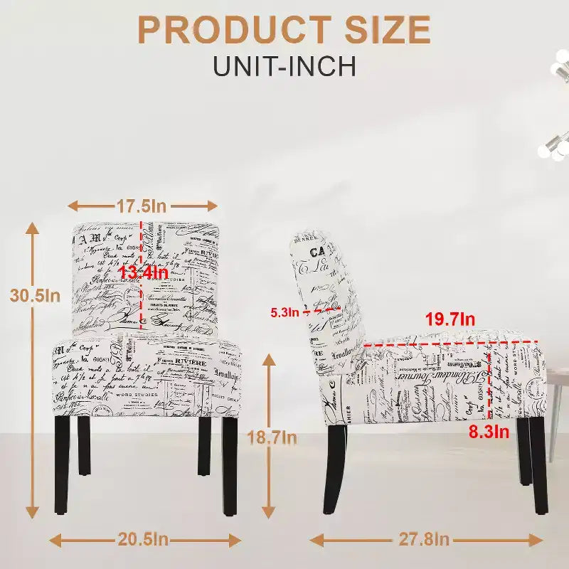 FDW Silla de comedor Silla decorativa con tela suave y respaldo para sala de estar