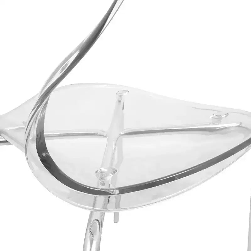 Juego de comedor LeisureMod Bristol de 5 piezas en color blanco - Mesa redonda y 4 sillas de comedor ergonómicas de plástico