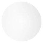 Juego de comedor LeisureMod Bristol de 5 piezas en color blanco - Mesa redonda y 4 sillas de comedor ergonómicas de plástico