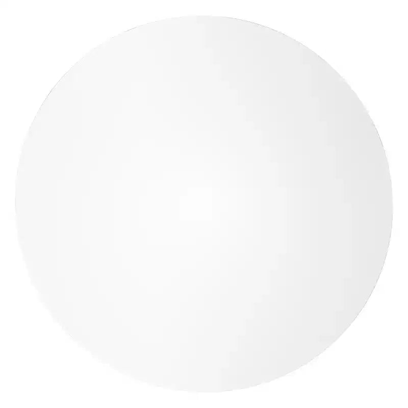 Juego de comedor LeisureMod Bristol de 5 piezas en color blanco - Mesa redonda y 4 sillas de comedor ergonómicas de plástico