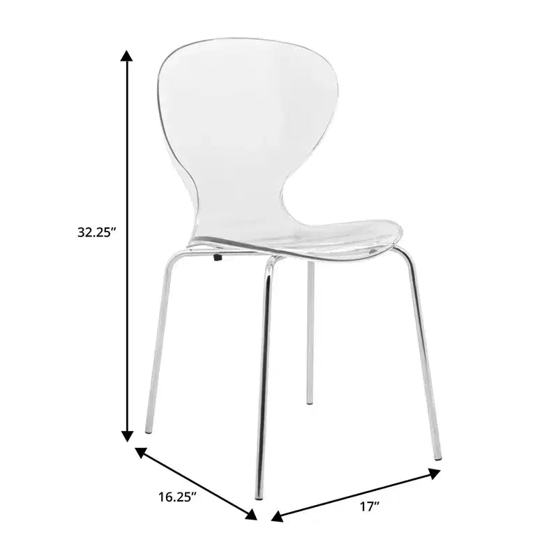 Juego de comedor LeisureMod Bristol de 5 piezas en color blanco - Mesa redonda y 4 sillas de comedor ergonómicas de plástico