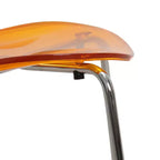 Juego de comedor LeisureMod Bristol de 5 piezas en color blanco - Mesa redonda y 4 sillas de comedor ergonómicas de plástico