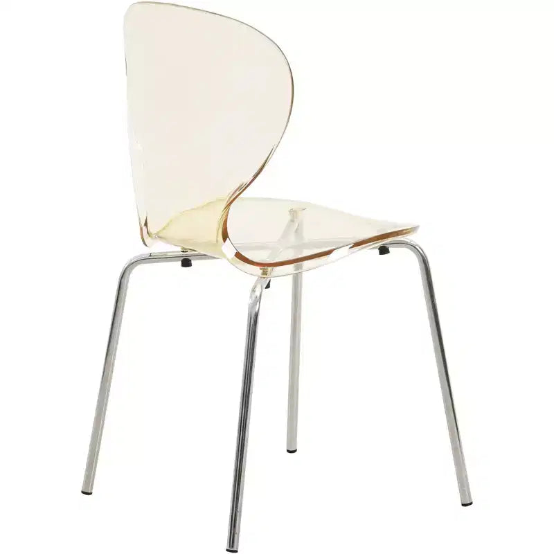 Juego de comedor LeisureMod Bristol de 5 piezas en color blanco - Mesa redonda y 4 sillas de comedor ergonómicas de plástico
