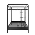 Litera de metal DHP Twin sobre futón
