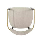 Christopher Knight Home Alger Taburetes de barra modernos de tela tapizados en hierro de 63,5 cm (juego de 2)