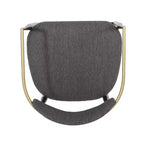 Christopher Knight Home Alger Taburetes de barra modernos de tela tapizados en hierro de 63,5 cm (juego de 2)