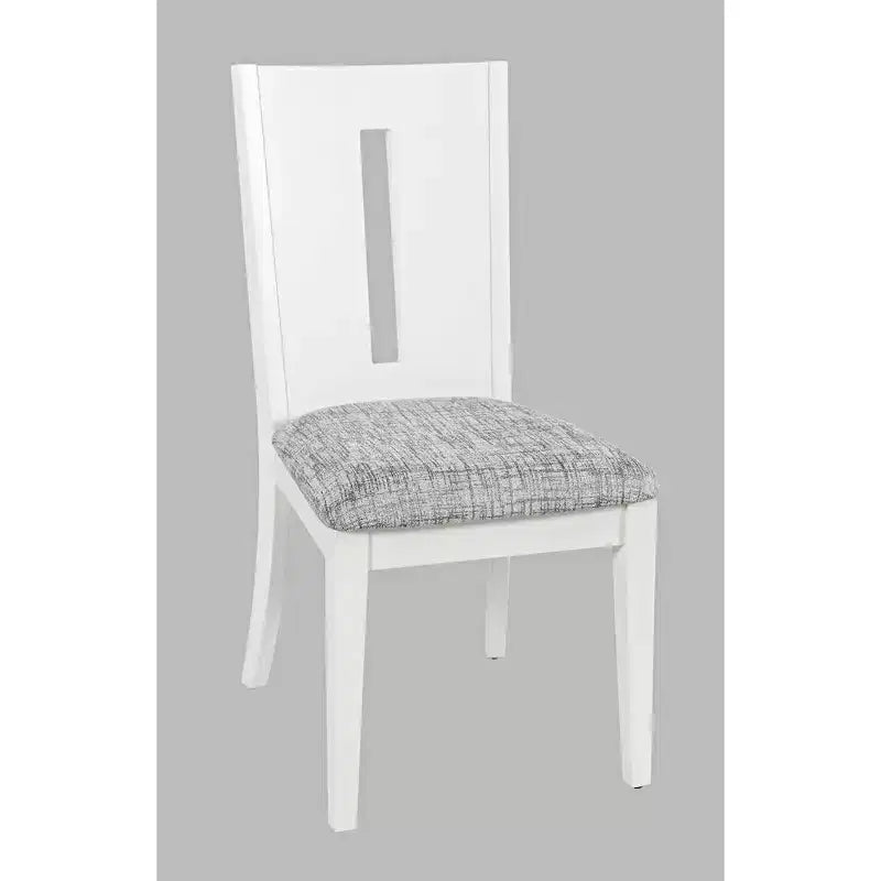Silla de comedor tapizada Jofran Urban Icon Contemporary Slotback (juego de 2)