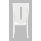 Silla de comedor tapizada Jofran Urban Icon Contemporary Slotback (juego de 2)