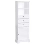 Armario de almacenamiento vertical Whisen con cajones y estantes ajustables para baño, estudio, oficina e interiores
