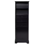 Armario de almacenamiento vertical Whisen con cajones y estantes ajustables para baño, estudio, oficina e interiores