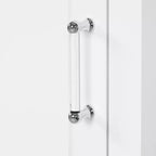 Whisen Mueble Alto de Almacenamiento para Baño, Armario Independiente con Dos Cajones y Estante Ajustable