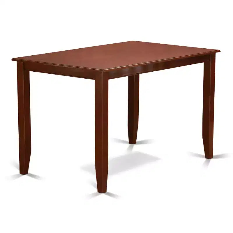 Juego de comedor HomeStock de altura de barra con acabado caoba