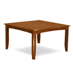 Juego de comedor tradicional con mesa con extensión y sillas de comedor pequeñas