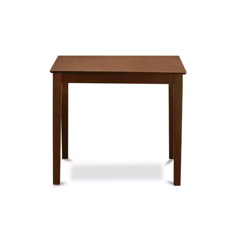 Juego de comedor de 3 piezas HomeStock Vernon de altura de mostrador, caoba, cuadrado