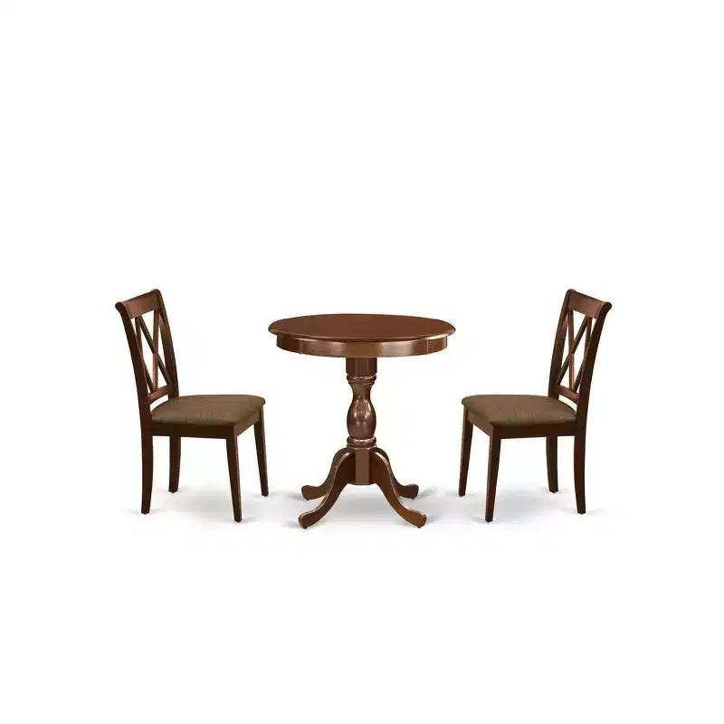 Juego de mesa de comedor redonda HomeStock estilo moderno