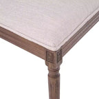Christopher Knight Home Sillas de comedor tapizadas de madera y mimbre estilo rústico francés Brownell (Juego de 4)