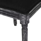 Christopher Knight Home Sillas de comedor tapizadas de madera y mimbre estilo rústico francés Brownell (Juego de 4)