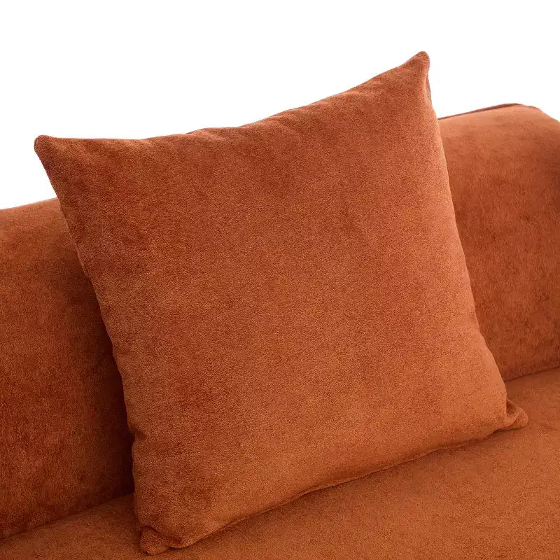 Christopher Knight Home Hailey Sofá seccional curvo moderno tapizado en bouclé de 126" y 5 plazas con almohadas