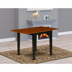 Mesa rectangular HomeStock de 30x48 con 2 alas abatibles