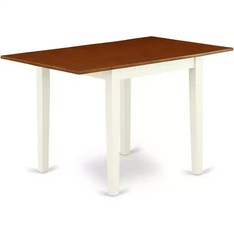 Mesa rectangular HomeStock de 30x48 con 2 alas abatibles