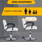 BestMassage Sillón de barbero para peluquería con bomba hidráulica giratoria 360 grados