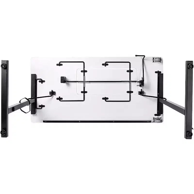 Mesa de costura plegable portátil SewingRite SewStation 101 con patas de acero, negra - Perfecta para el hogar, la oficina y los negocios
