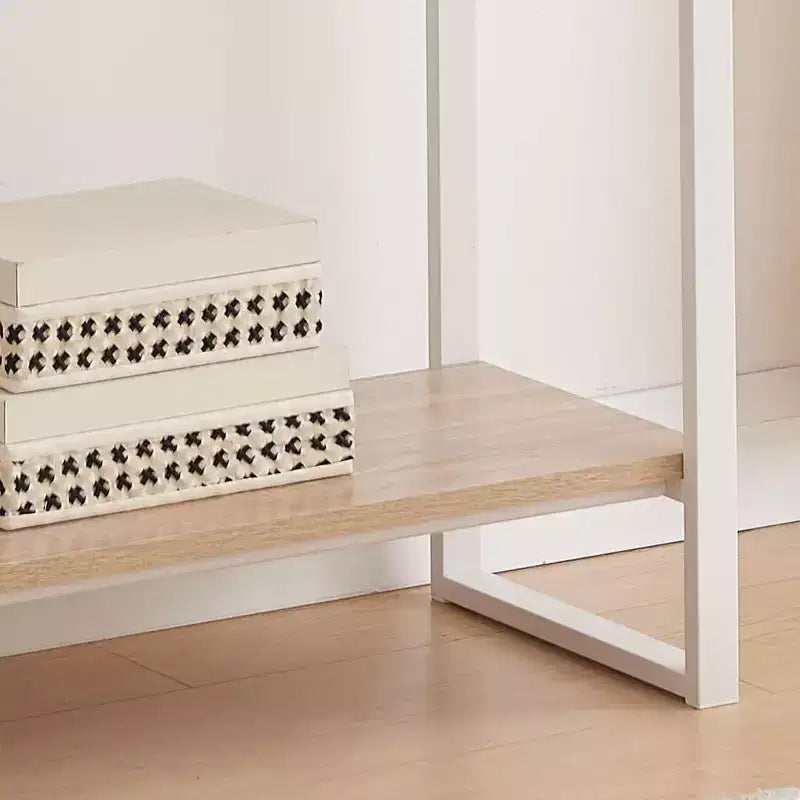 Mesa Consola Kings Brand Furniture con Estantes - Mesa Moderna de Sofá de Metal y Madera para Sala de Estar, Entrada, Pasillo, Vestíbulo
