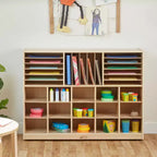 ECR4Kids Gabinete Móvil Multisección con Compartimentos de Almacenamiento, Muebles para Niños