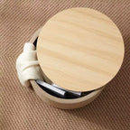Puf otomano Ornavo Home de 22 pulgadas redondo grande para almacenamiento y mesa de centro