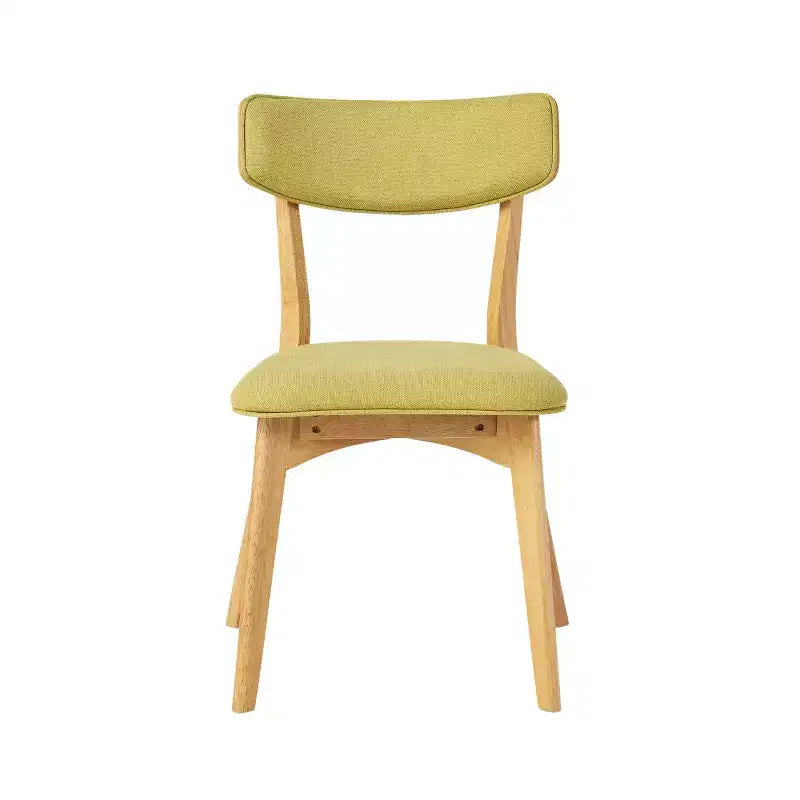 Christopher Knight Home Laila - Juego de comedor de 5 piezas de madera de caucho de estilo moderno de mediados de siglo con cojines