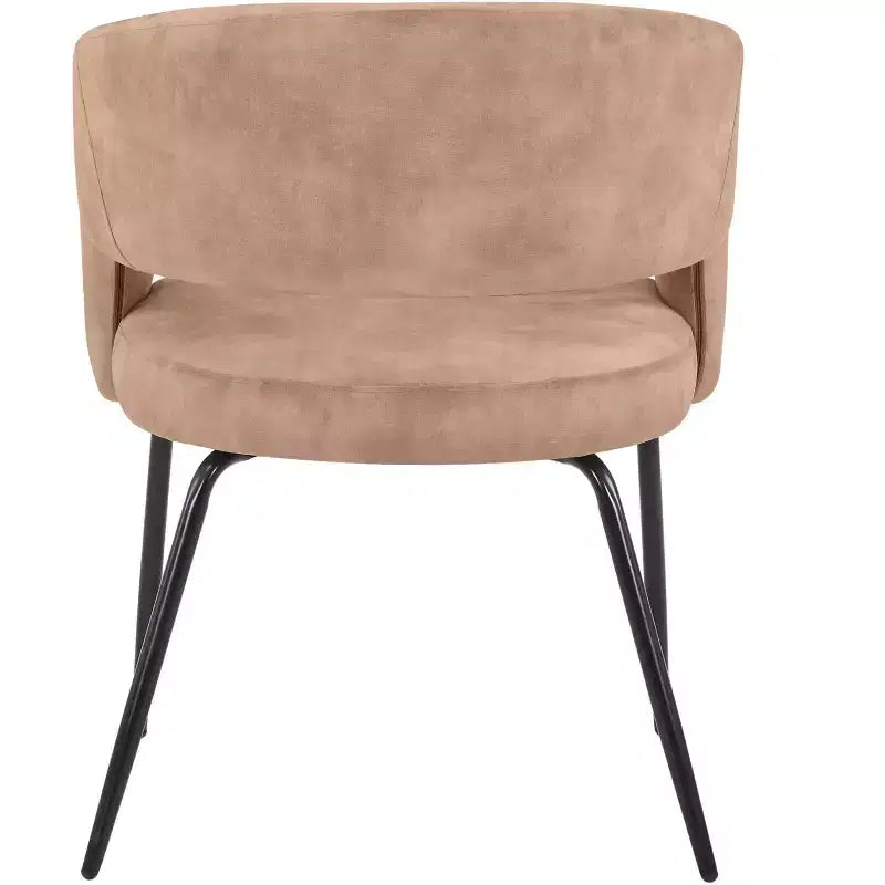Juego de comedor de 5 piezas LeisureMod Verve con mesa de comedor redonda de 36 pulgadas con tapa de MDF negra y 4 sillas de comedor