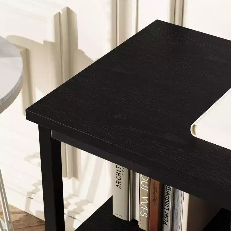 Mueble de TV negro de 55 pulgadas con cajones grises, centro de entretenimiento estilo cómoda para almacenamiento en sala de estar y dormitorio