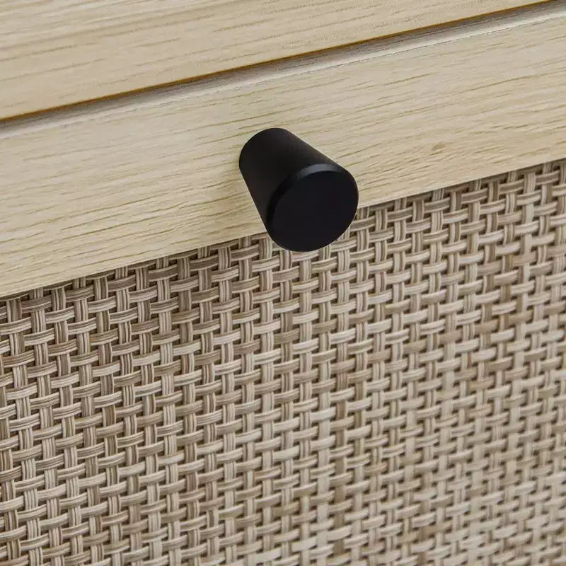 Vatros Rattan Zapatero de 3 Puertas Mueble Zapatero Moderno Independiente