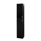 CLIHOME 2 Doors Freestanding Decorative Storage Cabinets with Adjustable Shelves