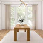 Mesa de comedor moderna (84in / 2134mm)