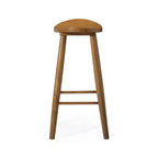 Taburete de barra de cocina de madera sin respaldo Maven Lane Luna de 30 pulgadas