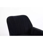 Sillón moderno de terciopelo Okak, silla de sala de estar con tapicería, sillón elegante de mediados de siglo con patas de madera dorada para sala de lectura o dormitorio