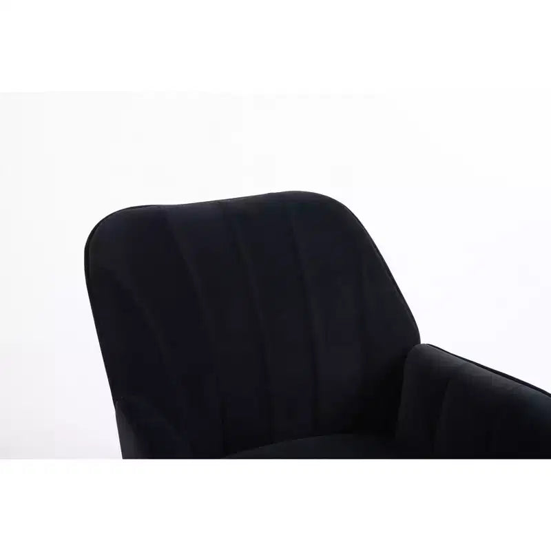 Sillón moderno de terciopelo Okak, silla de sala de estar con tapicería, sillón elegante de mediados de siglo con patas de madera dorada para sala de lectura o dormitorio