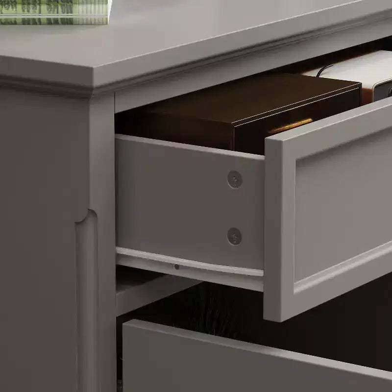 Famapy Cómoda horizontal de 5 cajones, armario de almacenamiento multifuncional, soluciones de almacenamiento para sala de estar