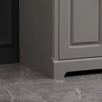 Famapy Cómoda horizontal de 5 cajones, armario de almacenamiento multifuncional, soluciones de almacenamiento para sala de estar