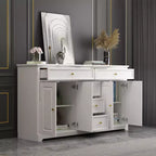 Famapy Cómoda horizontal de 5 cajones, armario de almacenamiento multifuncional, soluciones de almacenamiento para sala de estar