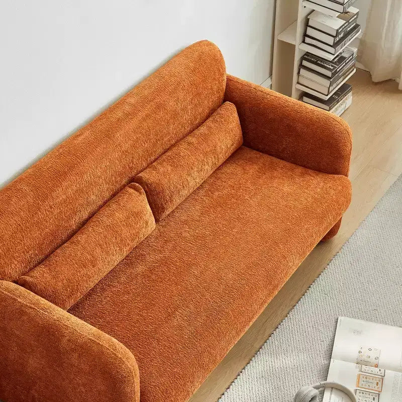 Sofá Cama MAYEERTY con USB, Cama Plegable Ajustable 3 en 1 y Bolsillo Lateral (Terciopelo)